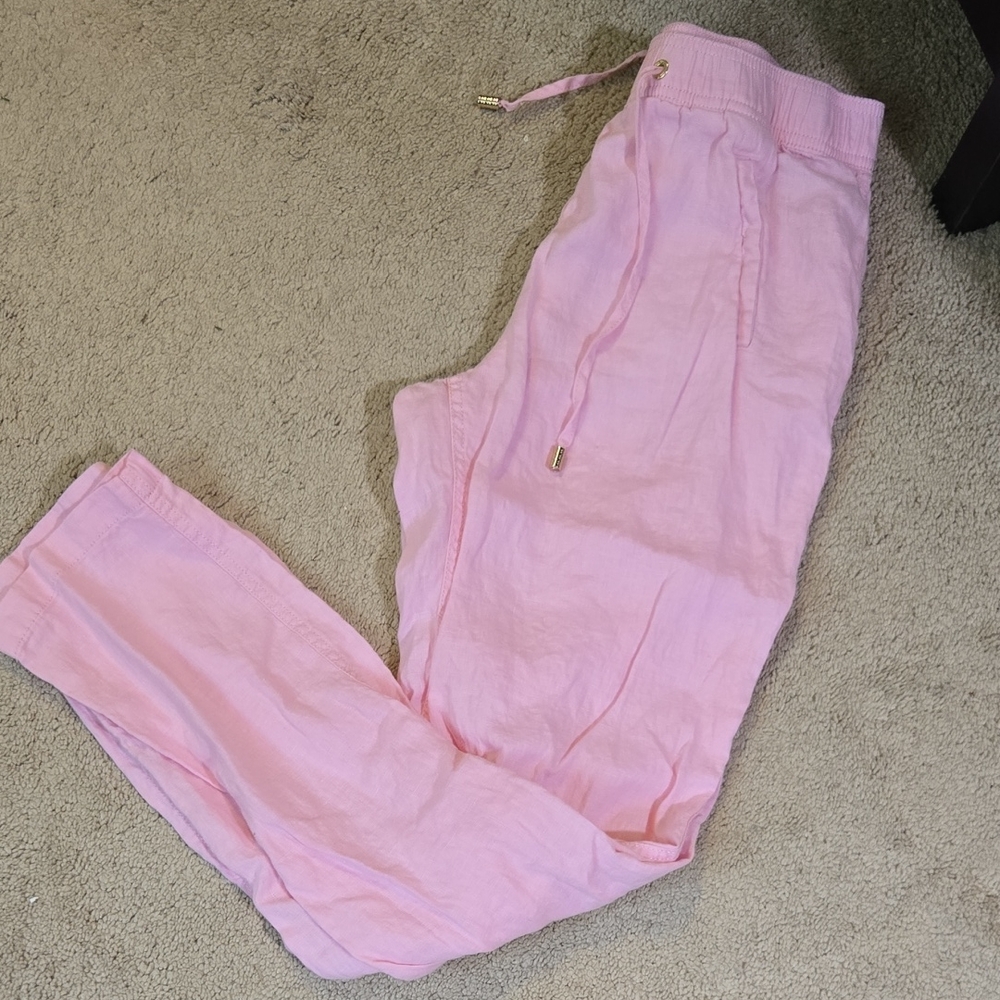 Lilly Pulitzer Light Pink Linen Pants